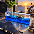 Ocean Wave Cruise Ship Box – Floating Ship Display