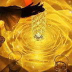 Rose Rays™ Crystal Diamond Table Lamp - 16 Colors - Power World
